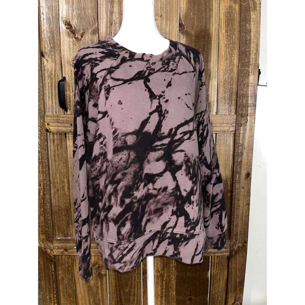 Women’s Zella Sweatshirt Purple Tie Dye Large L Comfort Soft